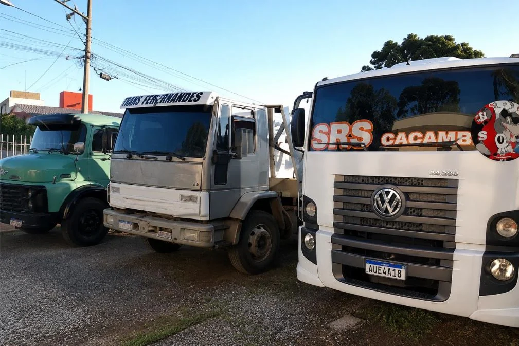 Caçamba para construção civil em Curitiba — SRS Caçambas